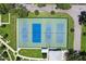 Three well-maintained tennis courts for community use at 2430 Brazilia Dr # 24, Clearwater, FL 33763