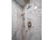 Walk-in shower with modern fixtures and tile surround at 50 Coe Rd # 125, Belleair, FL 33756