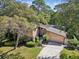 Two story home with a pool and lush landscaping at 3047 Enisglen Dr, Palm Harbor, FL 34683