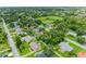 Wide aerial view of neighborhood and surrounding area at 105 Dartmouth Rd, Venice, FL 34293
