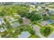 Aerial view of property and surrounding neighborhood at 105 Dartmouth Rd, Venice, FL 34293