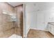 Spa-like bathroom with large shower and soaking tub at 105 Dartmouth Rd, Venice, FL 34293
