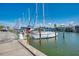 Boats docked at a marina, offering waterfront views at 105 Dartmouth Rd, Venice, FL 34293