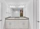 Modern bathroom with double vanity and granite countertop at 105 Dartmouth Rd, Venice, FL 34293