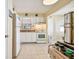 Kitchen features white cabinets, granite countertops, and a full suite of appliances at 6220 5Th S Ave, St Petersburg, FL 33707