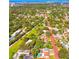 Aerial view showing a house with a pool in a residential neighborhood at 6220 5Th S Ave, St Petersburg, FL 33707