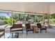 Spacious screened porch offers comfortable seating and backyard views at 6220 5Th S Ave, St Petersburg, FL 33707