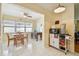 Bright dining area with table and chairs, adjacent to the kitchen at 6220 5Th S Ave, St Petersburg, FL 33707