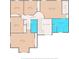 Second-floor plan featuring bedrooms and baths at 32924 Estate Garden Dr, Wesley Chapel, FL 33545