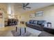 Inviting living room features a dining area, with comfortable seating at 5820 43Rd N Ter # 1406, St Petersburg, FL 33709
