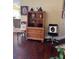 Living room with hardwood floors and decor at 4041 Murfield E Dr, Bradenton, FL 34203