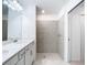 Light and airy bathroom with double sinks and walk-in shower at 14204 Heritage Landing Blvd # 714, Punta Gorda, FL 33955