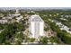 Aerial view of building showcasing rooftop features and neighborhood at 3211 W Swann Ave # 808, Tampa, FL 33609