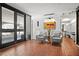 Inviting lobby featuring brick floors, comfortable seating, modern art, and mailboxes for residents at 3211 W Swann Ave # 808, Tampa, FL 33609