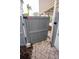 Stylish gate to the backyard, enhances the property's curb appeal and ensures security at 5169 Oxford Dr, Sarasota, FL 34242