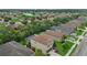 A cozy neighborhood featuring lush green landscaping, scenic pond views, and sparkling pools, perfect for relaxed suburban living at 7114 Mill Hopper Ct, Palmetto, FL 34221