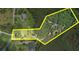 Aerial view of a sprawling property showcasing the home's secluded, wooded lot at 11933 Pasco Trails Blvd, Spring Hill, FL 34610