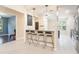 Stylish kitchen with a breakfast bar and modern appliances at 11933 Pasco Trails Blvd, Spring Hill, FL 34610