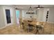 Tile flooring and an open-concept layout highlight this beautiful and bright dining room at 3510 Magnolia Way, Punta Gorda, FL 33950