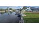 Waterfront property with boat lift and views of the calm waterway at 3510 Magnolia Way, Punta Gorda, FL 33950