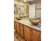 Bathroom featuring double sinks and granite countertops at 1873 Mazo Mnr # T5, Lutz, FL 33558
