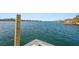 Scenic waterfront view from a private dock with boat access at 770 Island Way # N302, Clearwater, FL 33767