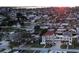 An aerial view shows the property with the waterfront location, mature landscaping and convenient parking at 13753 Judy Ave, Hudson, FL 34667