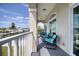 Covered waterfront balcony featuring comfortable seating and beautiful views at 13753 Judy Ave, Hudson, FL 34667