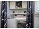Functional laundry room with modern washer and dryer at 13753 Judy Ave, Hudson, FL 34667