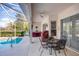 Outdoor pool and patio area, perfect for relaxing and entertaining guests at 21312 Preservation Dr, Land O Lakes, FL 34638