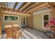 Relaxing patio with pergola and outdoor seating at 3154 Brigantine Ct, New Port Richey, FL 34652