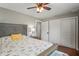 Bright bedroom with a comfortable bed and ample closet space at 3154 Brigantine Ct, New Port Richey, FL 34652