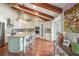 Modern kitchen with granite island and high-end stainless steel appliances at 3154 Brigantine Ct, New Port Richey, FL 34652