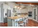 Updated kitchen featuring granite countertops and custom cabinetry at 3154 Brigantine Ct, New Port Richey, FL 34652