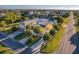 Bird's-eye view of waterfront property, showcasing its location and surrounding area at 4040 Hermosa Blvd, Hernando Beach, FL 34607