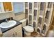 Bathroom featuring a shower/tub and updated vanity at 2077 Wetland Pt # 1202, Lutz, FL 33558