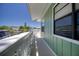 Balcony with waterfront view at 6629 Harbor Dr, Hudson, FL 34667