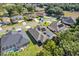 Single Gathering home with solar panels and a screened pool at 5378 Legend Hills Ln, Spring Hill, FL 34609