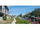 Community boardwalk with canal views and boat docks at 8210 Aquila St # 226, Port Richey, FL 34668