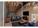 Finished attic space with a casual living space and TV at 5537 Sea Forest Dr # 307, New Port Richey, FL 34652
