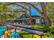 Outdoor seating area of a restaurant in Ozona at 329 Sunset Way, Palm Harbor, FL 34683