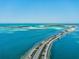 Aerial view of Dunedin Causeway at 329 Sunset Way, Palm Harbor, FL 34683