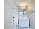 Clean bathroom with tiled shower and modern vanity at 1513 55Th N Ave, St Petersburg, FL 33703
