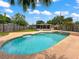 Backyard featuring a pool, patio and fenced-in yard at 1513 55Th N Ave, St Petersburg, FL 33703