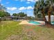 Inviting backyard oasis with pool and lush landscaping at 1513 55Th N Ave, St Petersburg, FL 33703