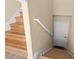 Stairs leading down to the basement at 7332 Islander Ln, Hudson, FL 34667