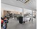 Garage with boat, kayak, and various storage items at 7332 Islander Ln, Hudson, FL 34667