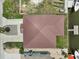 Top down view of house, yard, and dock at 7332 Islander Ln, Hudson, FL 34667
