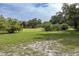 Open green space with lush grass and mature trees at 12709 Clock Tower Pkwy, Hudson, FL 34667