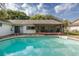 Enjoy this refreshing pool with a screened patio at 12709 Clock Tower Pkwy, Hudson, FL 34667